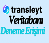 Transleyt Veritabanı Deneme Erişimi - 15 Aralık