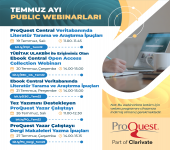 ProQuest Temmuz Ayı Eğitim Seminerleri