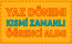 Kısmi Zamanlı Öğrenci Alımı - Yaz Dönemi