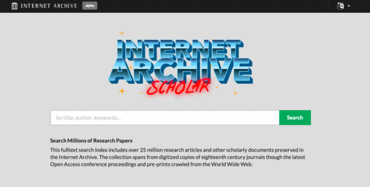 Internet Archive Scholar
