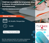 ProQuest Dissertations & Theses Webinarı-ARALIK