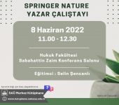 Springer Nature Yazar Çalıştayı - Sakarya Üniversitesi