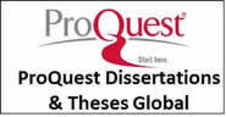 ProQuest Dissertations&Theses; veri tabanı bilgilendirme
