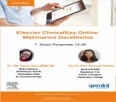 Elsevier ClinicalKey Webinarı : 7 Nisan 2022 - Değerli konuşmacı Hocalarımızın katkıları ile